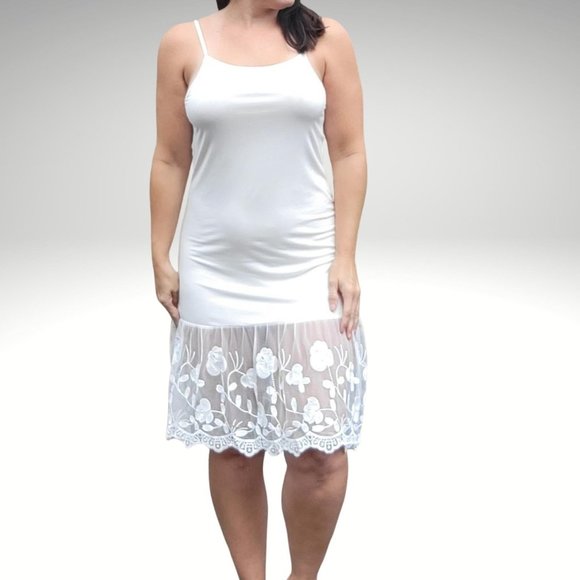 Stop and Smell the Roses Off White Lace Dress Extender - Picture 6 of 12